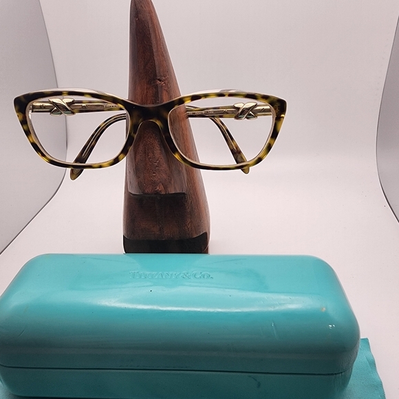Tiffary & Co Prescription Glasses Frames, Case, & Cleaning Cloth - Picture 2 of 9